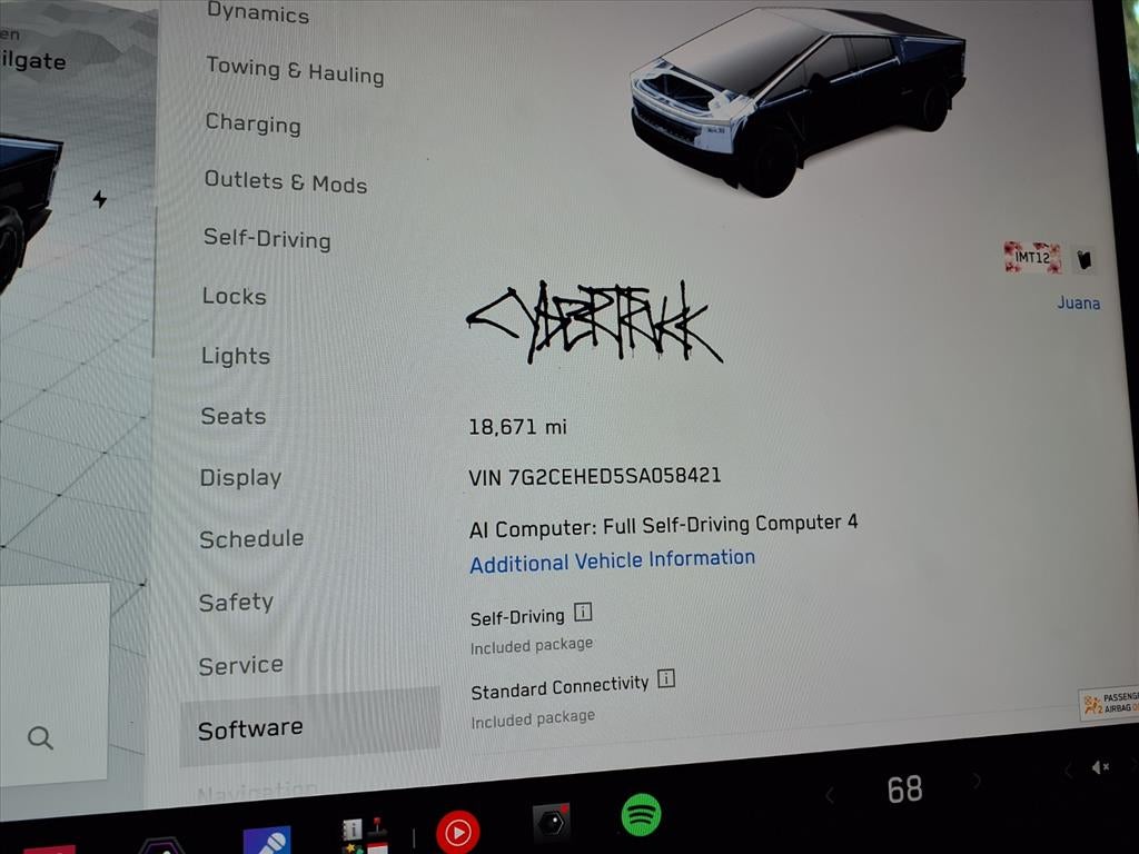 2025 Tesla Cybertruck NA