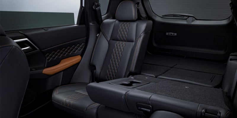 Interior of Outlander and black seats