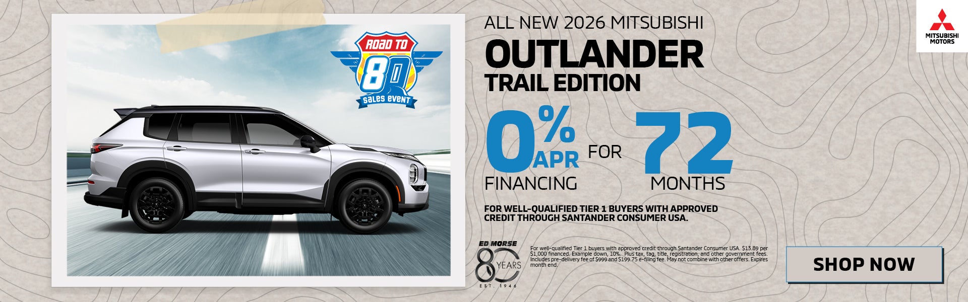 All New 2026 Mitsubishi Outlander Trail Edition